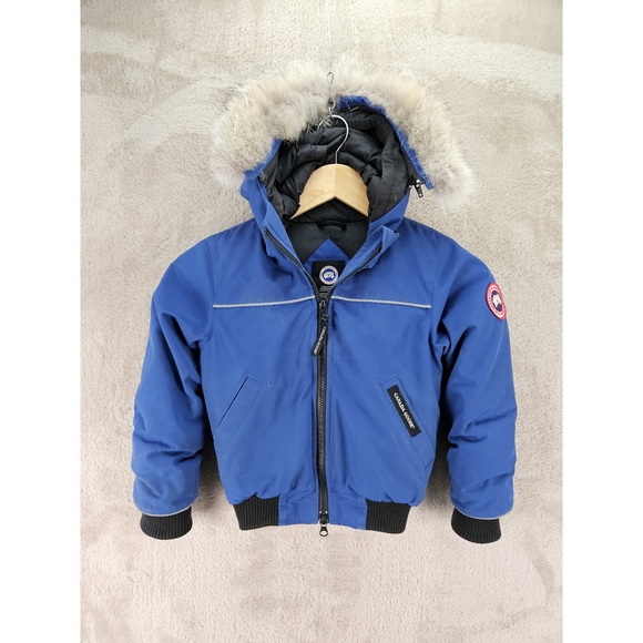 Canada Goose Other - Canada Goose Kids Grizzly Bomber Jacket Removable Fur-trimmed Hood and Reflectiv